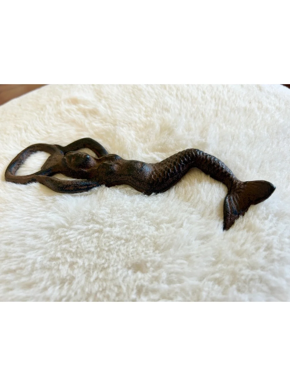 Vintage Cast Iron Mermaid Bottle Opener
